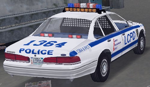 RealGTA3 Police Ford Crown Victoria
